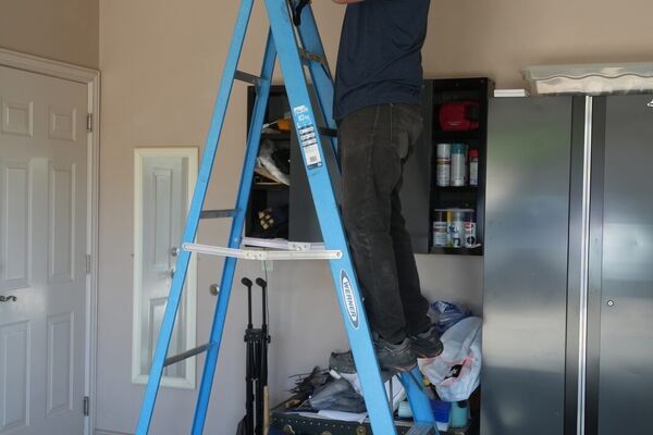 Five Star technicians replacing an AC fan motor during air conditioner repair in St. George