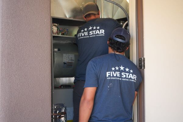 New AC Pro inverter condenser installation by Five Star in St. George, Utah