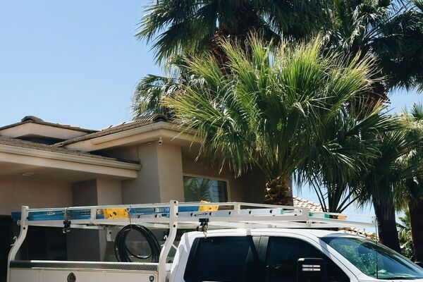 Five Star service van at a St. George, Utah neighborhood